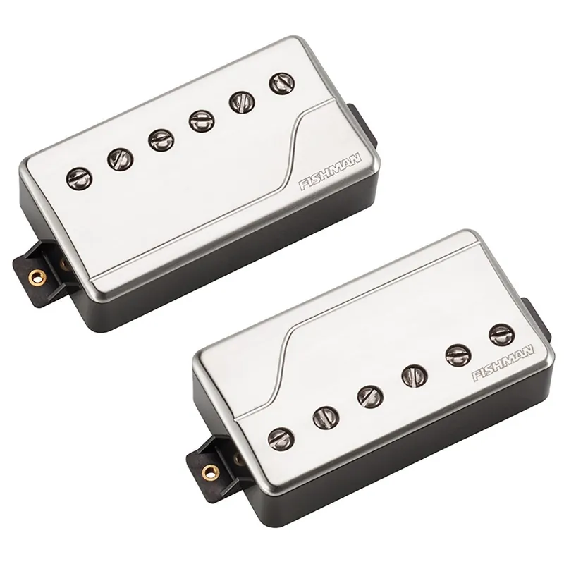 Fishman Fluence Richard Z Kruspe Signature Active Guitar Humbucker Pickup Set, Brushed Stainless Time-Limited