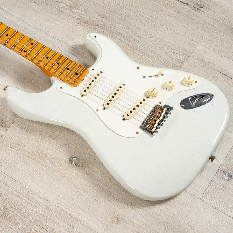 Genuine Fender Custom Shop S23 Limited Edition '56 Strat Journeyman Relic Guitar, '55 Desert Tan