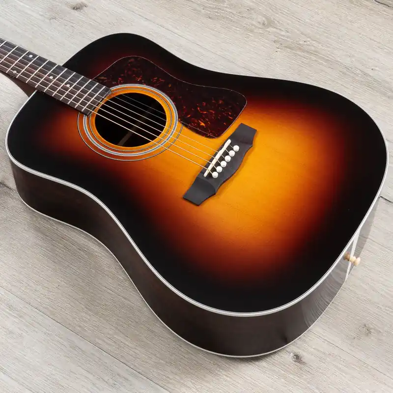 Guild D-50 Standard Dreadnought Acoustic Guitar, Rosewood Fretboard, Antique Burst Markdown