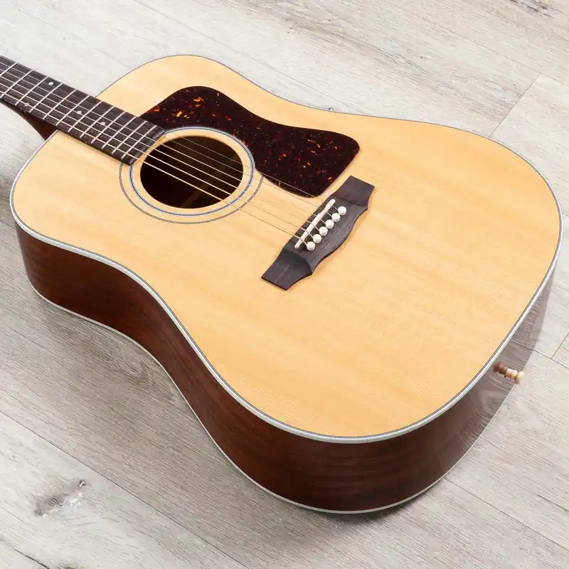 Final Sale Guild D-40 Natural Dreadnought Acoustic Guitar, Rosewood Fretboard, Solid Sitka Spruce Top