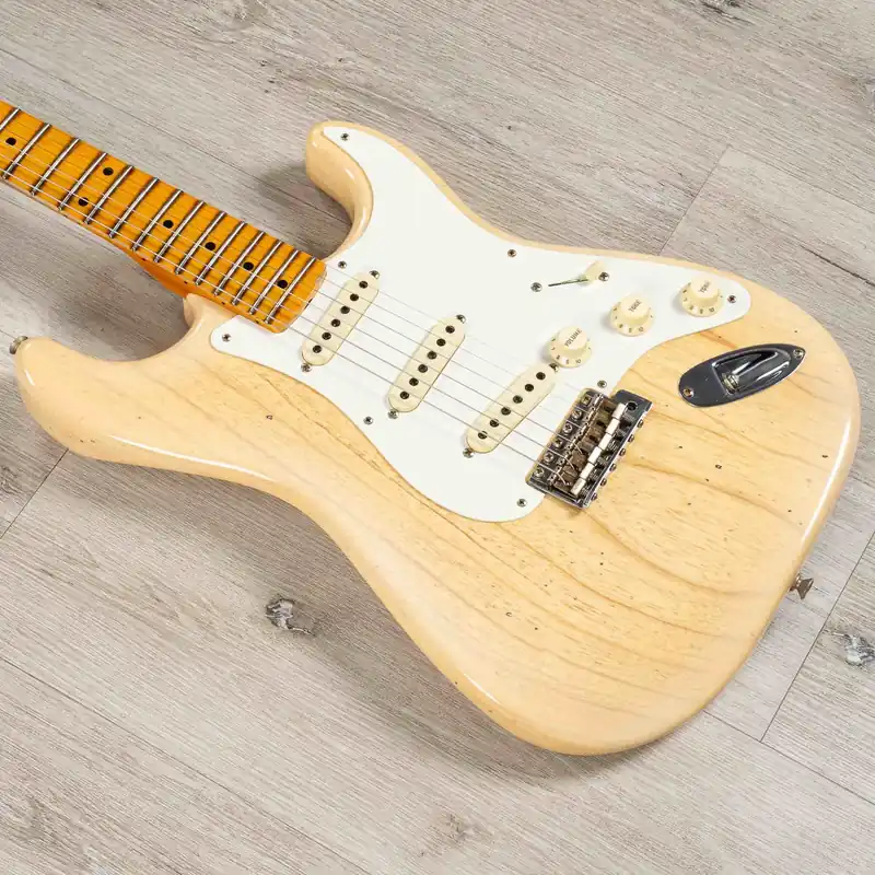 Fender Custom Shop S23 Limited Edition '56 Strat Journeyman Relic Guitar, Natural Blonde Affordable