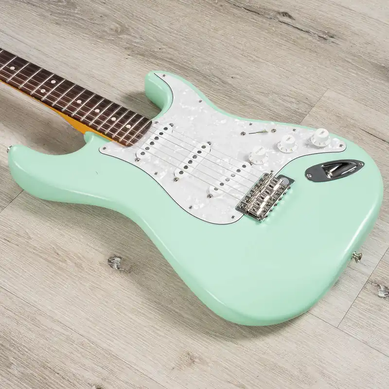 New Arrival Fender Limited Edition Cory Wong Stratocaster Guitar, Rosewood Fretboard, Surf Green