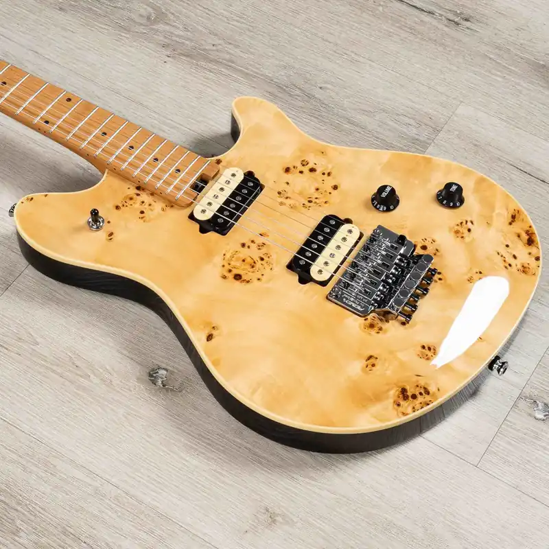Fresh Stock Peavey HP 2 Poplar Burl RM Guitar, Roasted Maple Fretboard, Natural