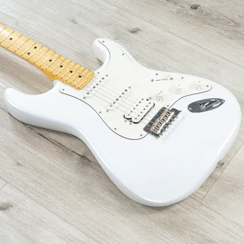 Exclusive Offer Fender Juanes Stratocaster Guitar, Maple Fingerboard, Luna White