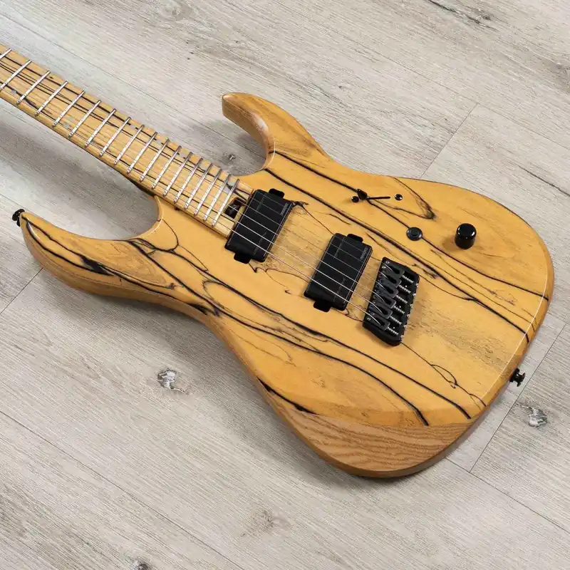 Handmade Legator Ninja N6FX-PM Multi-Scale Guitar, All-Palemoon Ebony