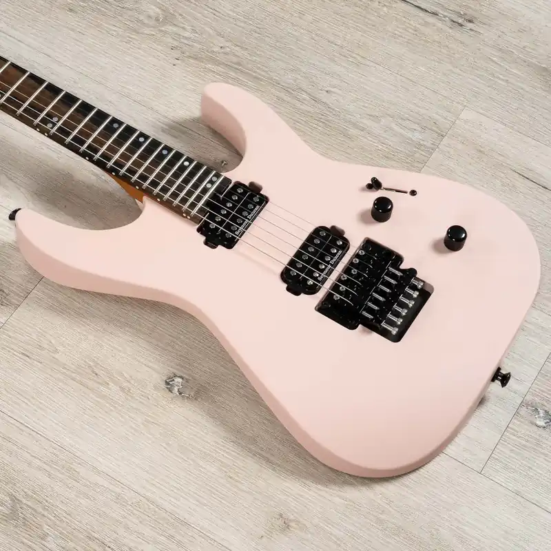 Fresh Stock Jackson American Series DK Virtuoso Guitar, Satin Shell Pink