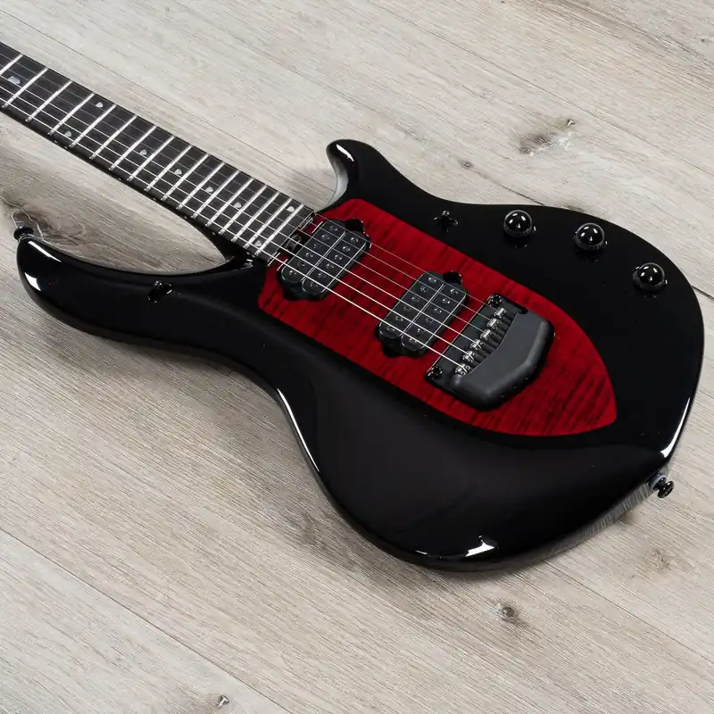 Secure Checkout Ernie Ball Music Man John Petrucci Majesty 6 Guitar, Ebony Fretboard, Sanguine Red