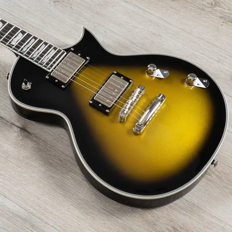 ESP LTD Bill Kelliher Signature BK-600 Guitar, Mojotone Pickups, Vintage Silver Sunburst Direct From Manufacturer