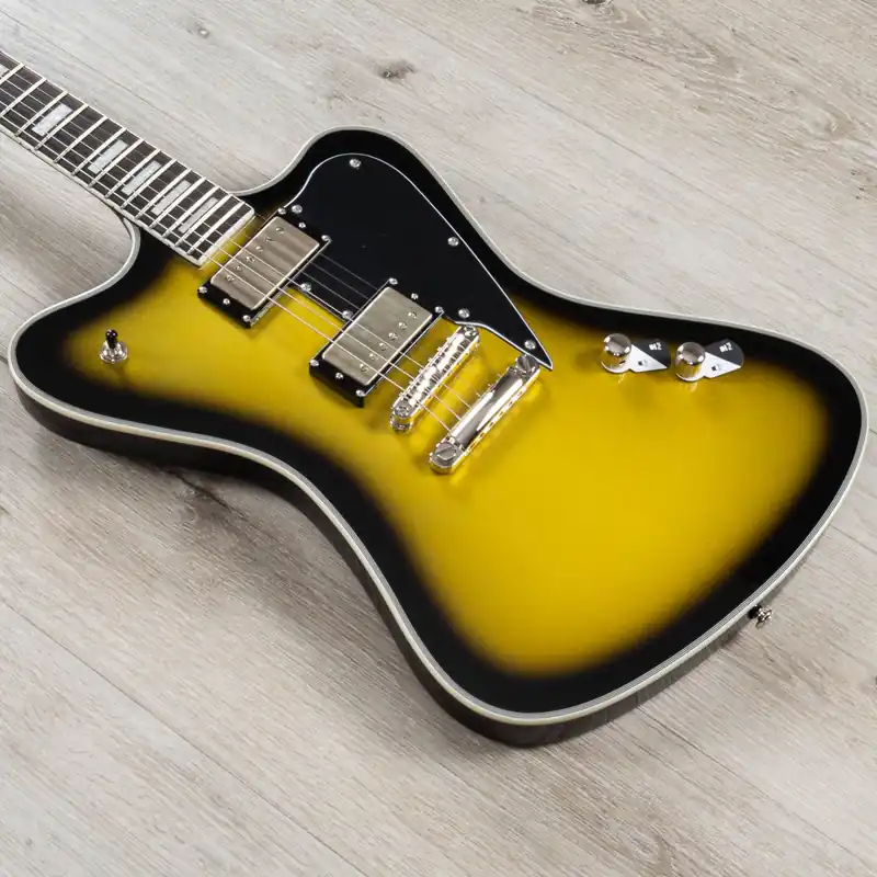 ESP LTD Bill Kelliher Signature Sparrowhawk Guitar, Mojotone Pickups, Vintage Silver Sunburst Popular