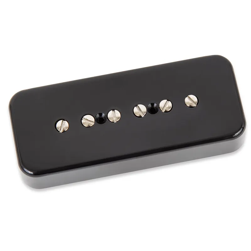 Seymour Duncan Jared James Nichols JJN P90 Silencer Noiseless Bridge Guitar Pickup, Soapbar, Black Crafted