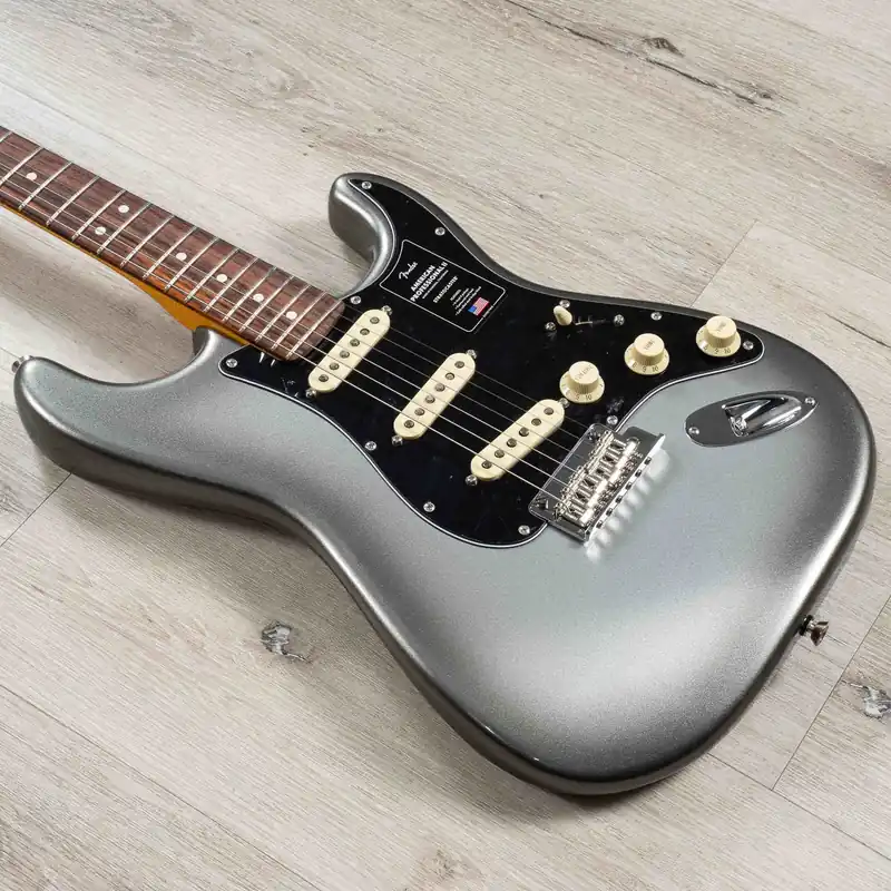 Buy Online Fender American Professional II Stratocaster Guitar, Rosewood Fretboard, Mercury
