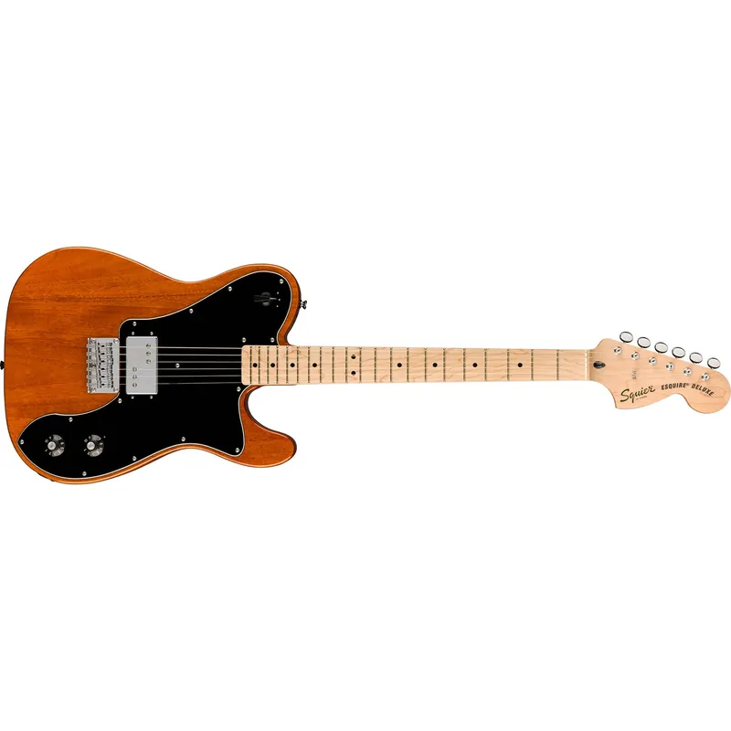 Squier Paranormal Esquire Deluxe Guitar, Maple Fretboard, Black Pickguard, Mocha Flash Sale