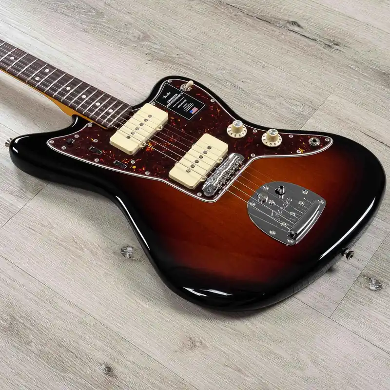 Reduced Price Fender American Professional II Jazzmaster Guitar, Rosewood Fretboard, 3-Color Sunburst