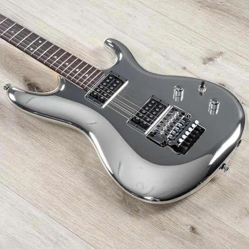 Ibanez Joe Satriani Signature JS3CR Guitar, Rosewood Fretboard, Chrome Boy Worldwide Shipping