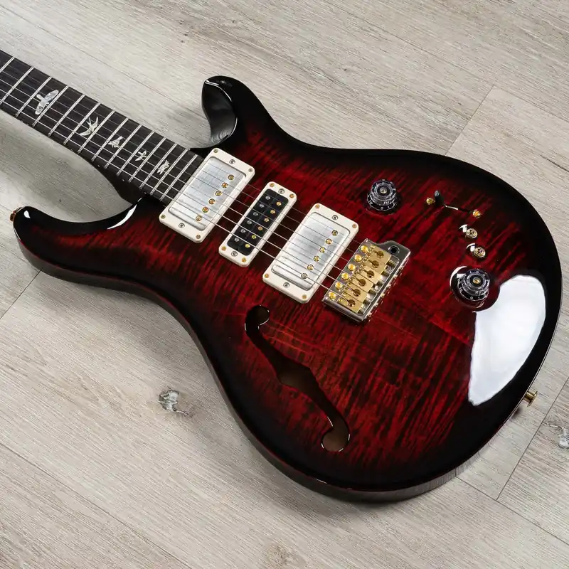Must Have PRS Paul Reed Smith Special Semi-Hollow 10-Top Guitar, Rosewood Fretboard, Fire Smokeburst