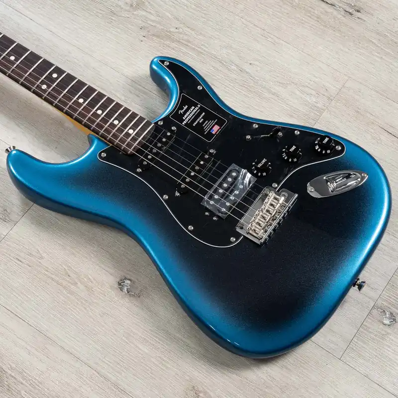 Best Seller Fender American Professional II Stratocaster HSS Guitar, Rosewood Fretboard, Dark Night