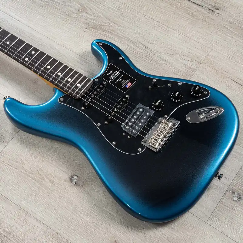 Markdown Fender American Professional II Stratocaster HSS Guitar, Rosewood, Dark Night