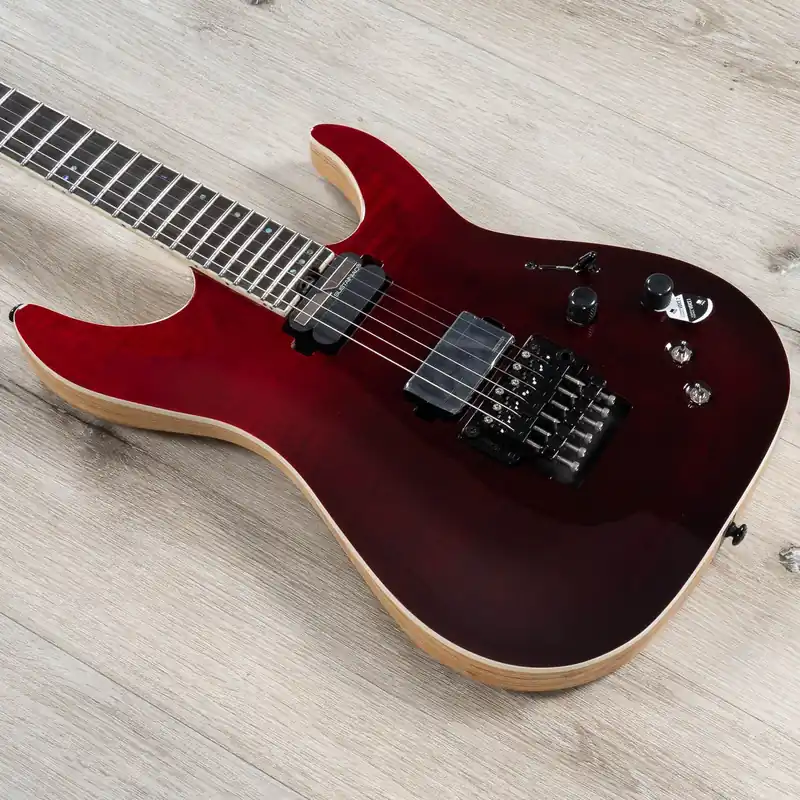 Schecter SLS Elite C-1 FR-S Guitar, Ebony Fretboard, Sustainiac, Blood Burst Best Seller