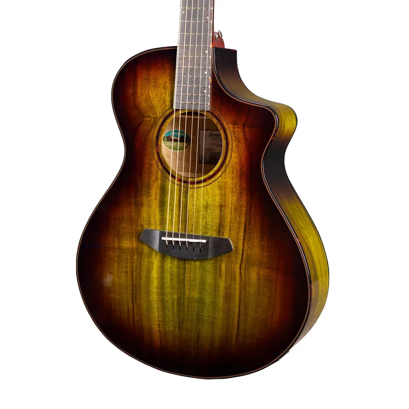 Breedlove Limited Edition Pursuit Exotic S Concert Acoustic-Electric Guitar, Earthsong Burst Mega Sale