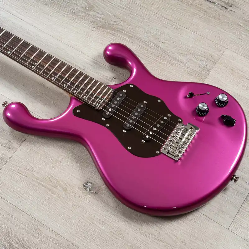 Factory Price Fibenare Erotic Regime Guitar, Palisander Fretboard, SSS Pickups, Burgundi Mist
