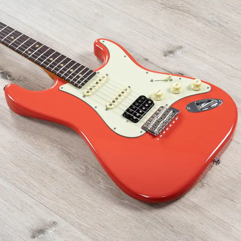 Suhr Limited Edition Classic S Vintage Guitar, Roasted Neck, Fiesta Red One Day Deal