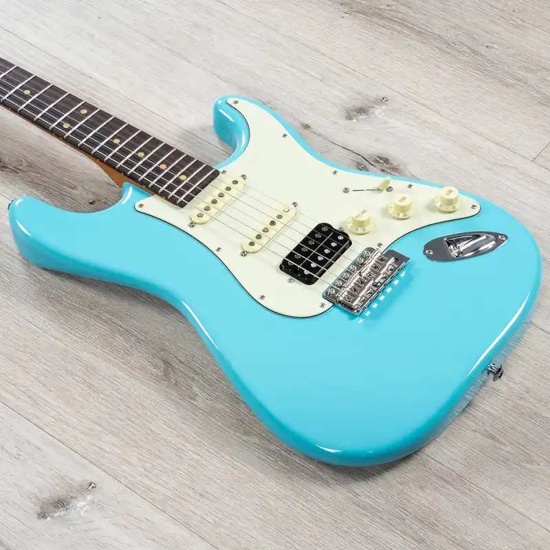 Last Chance Suhr Limited Edition Classic S Vintage Guitar, Roasted Neck, Daphne Blue