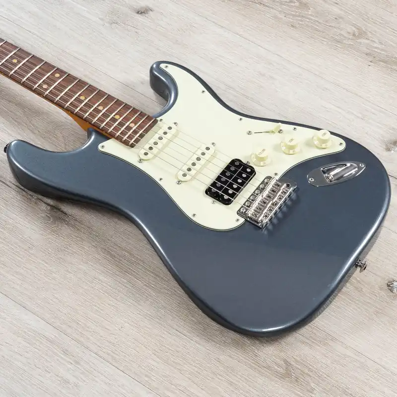 Top Pick Suhr Limited Edition Classic S Vintage Guitar, Roasted Neck, Charcoal Frost