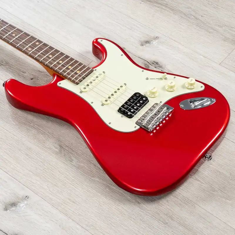 Next Day Delivery Suhr Limited Edition Classic S Vintage Guitar, Roasted Neck, Candy Apple Red