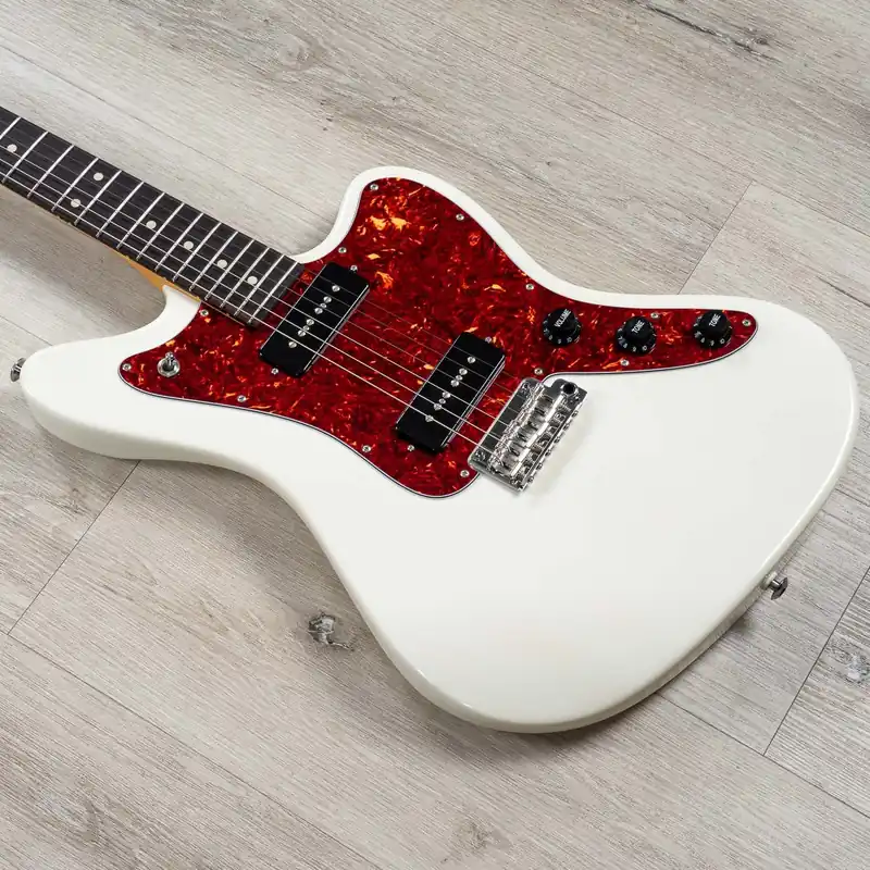 Limited Time Suhr Classic JM P90 Guitar, Rosewood Fretboard, Gotoh 510 Tremolo, Olympic White