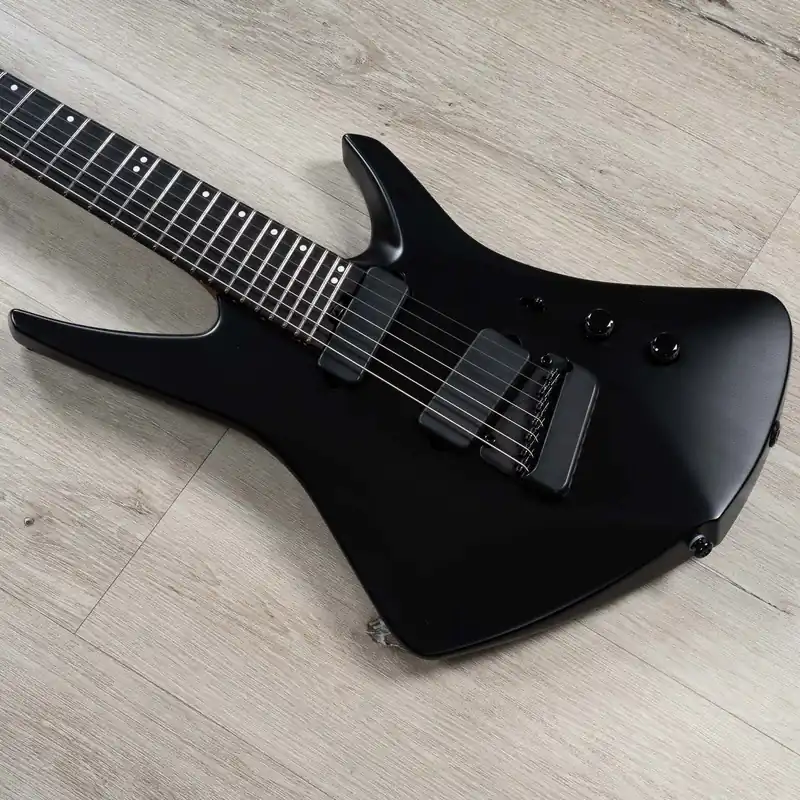 Ernie Ball Music Man Kaizen 7-String Multi-Scale Guitar - Apollo Black Reduced Price