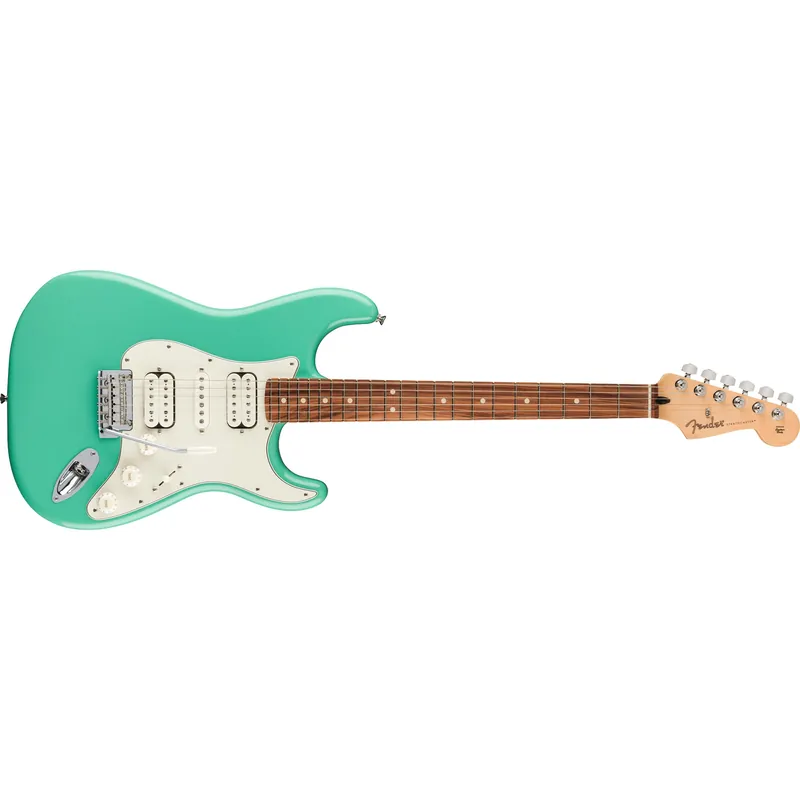 Must Have Fender Player Stratocaster HSH Guitar, Pau Ferro Fingerboard, Sea Foam Green