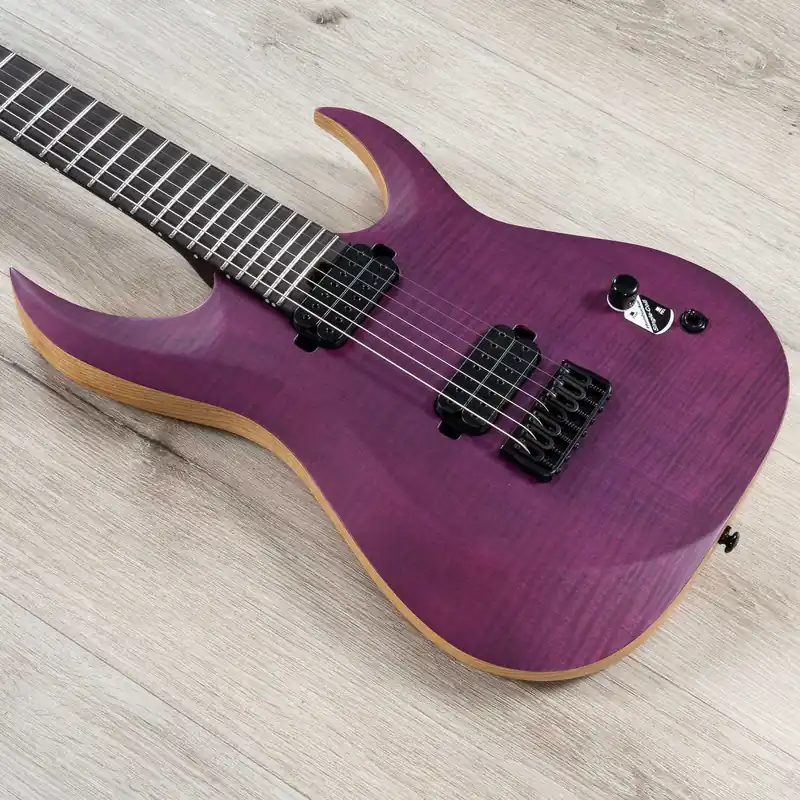 Place Order Schecter John Browne Tao-7 7-String Guitar, Ebony Fretboard, Satin Trans Purple