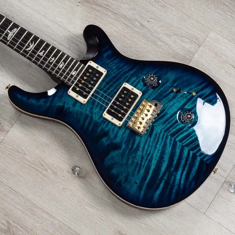 PRS Paul Reed Smith Custom 24 10-Top Guitar, Rosewood Fretboard, Cobalt Blue Hot Deal