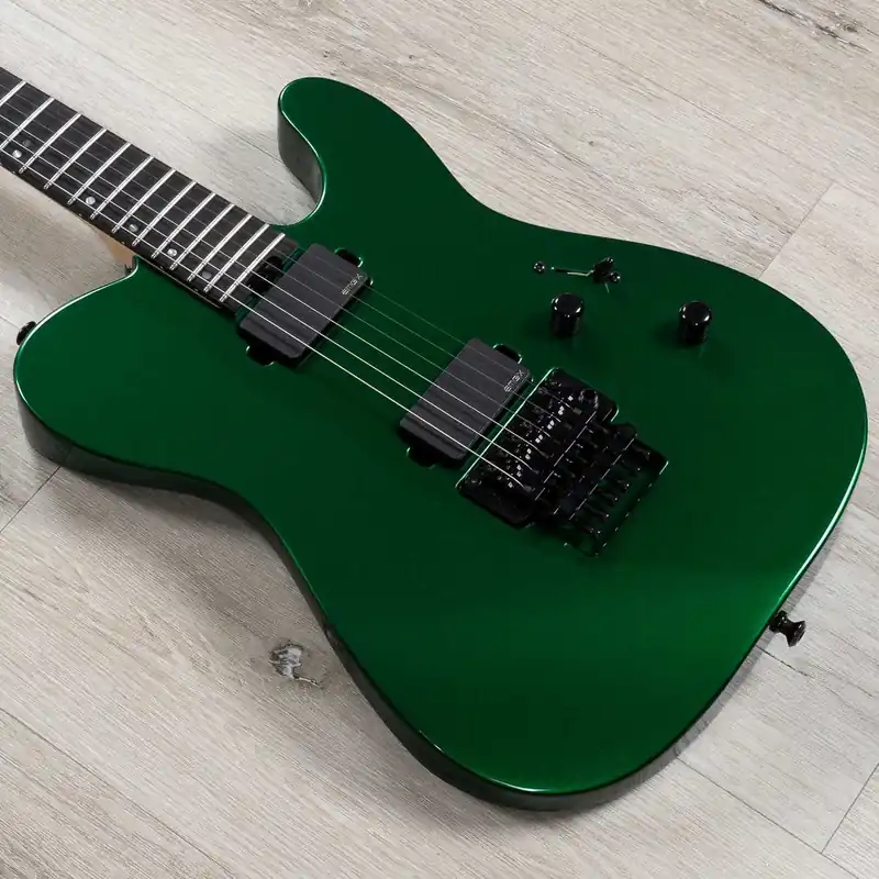 Fan Favorite ESP USA TE-II FR Guitar, EMG 81-X / 85-X Pickups, Candy Apple Green Metallic