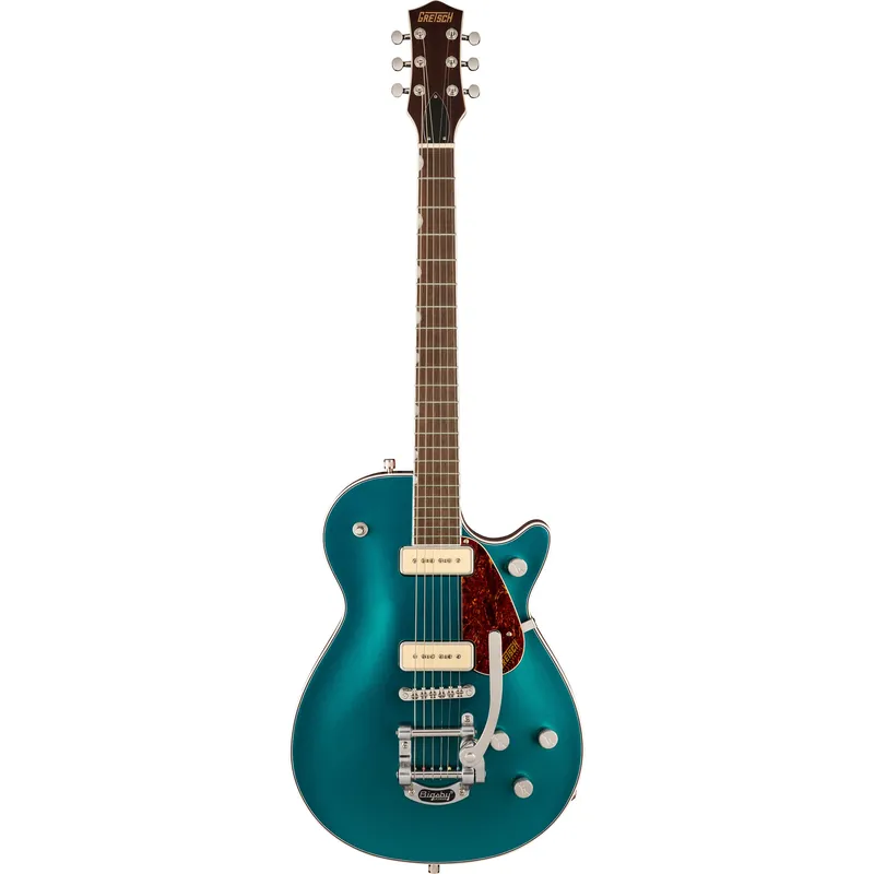 Flash Sale Gretsch G5210T-P90 Electromatic Jet Two 90 Single-Cut Bigsby Guitar, Petrol