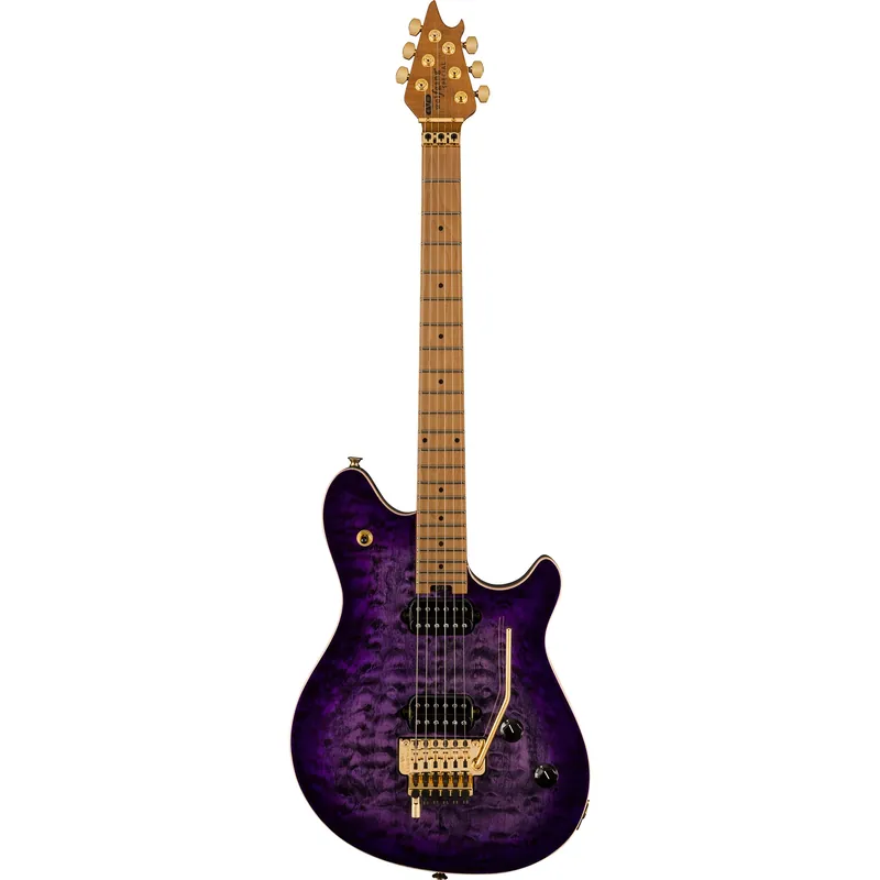 Holiday Sale EVH Eddie Van Halen Wolfgang Special QM Guitar, Baked Maple Fingerboard, Purple Burst