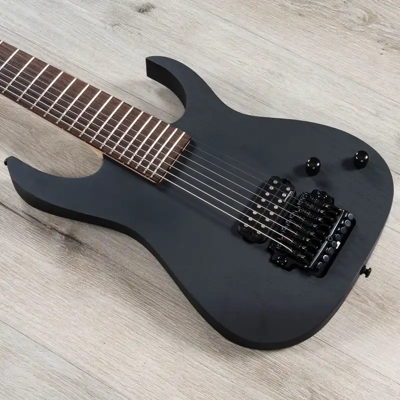 Trending Ibanez M80M Marten Hagstrom Meshuggah 8-String Guitar, Lundgren Pickup, Weathered Black