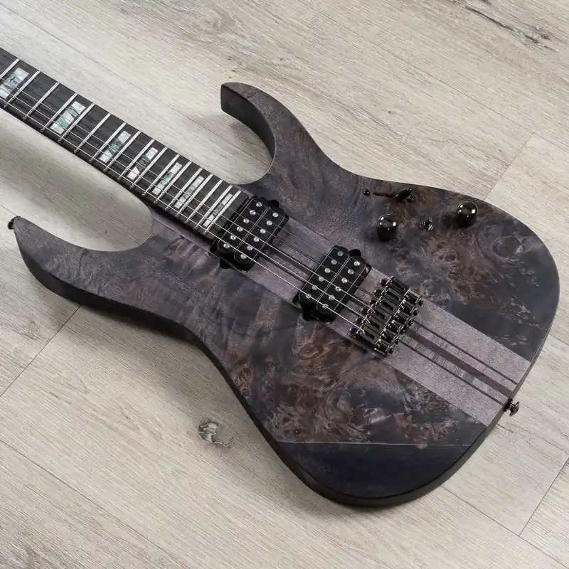 Ibanez RGT1221PB Premium RG Guitar, Ebony Fretboard Deep Twilight Flat Original