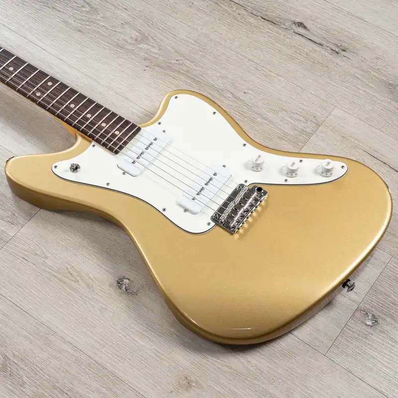 Suhr Classic JM Guitar, Rosewood Fretboard, S90 P90 Pickups, 510 Tremolo, Gold Bargain