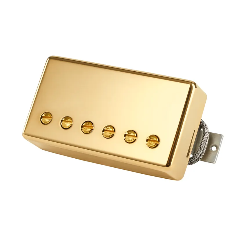 Gibson '57 Classic Plus Humbucker Guitar Pickup, Gold Cover Certified