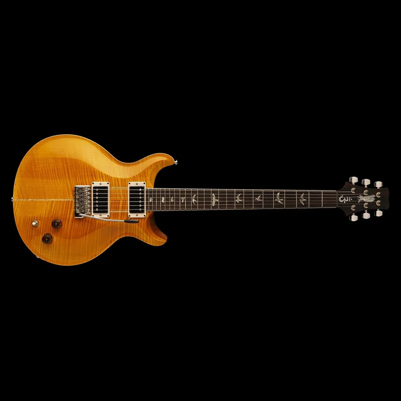 PRS Paul Reed Smith Santana Retro 10-Top Guitar, Rosewood Fretboard, Santana Yellow Top Rated