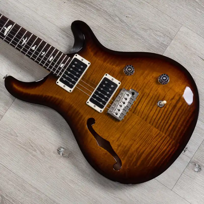 PRS Paul Reed Smith CE 24 Semi-Hollow Guitar, Rosewood Fretboard, Black Amber Weekend Sale
