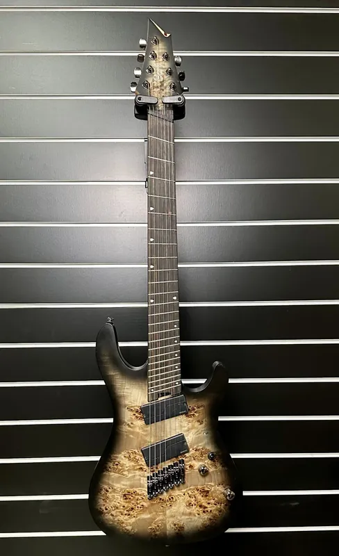 Place Order Cort KX507 Multi-Scale Guitar, Fishman Fluence Pickups, Star Dust Black ( Open Box )