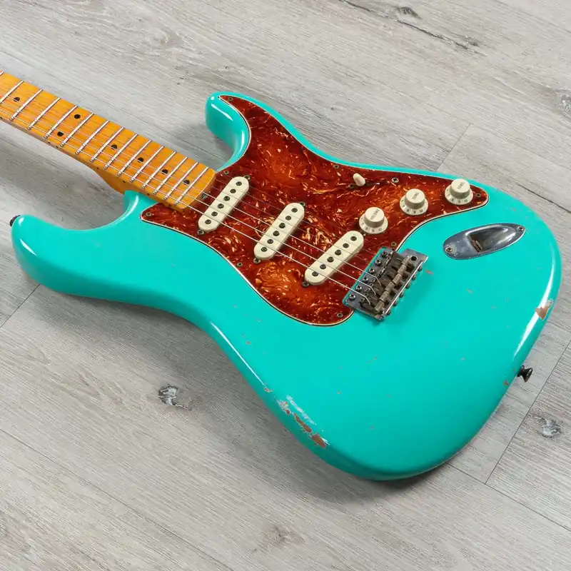 Professional Grade Fender Custom Shop LTD 50s Stratocaster Relic Guitar, Seafoam Green, Masterbuilt by Yuriy Shishkov