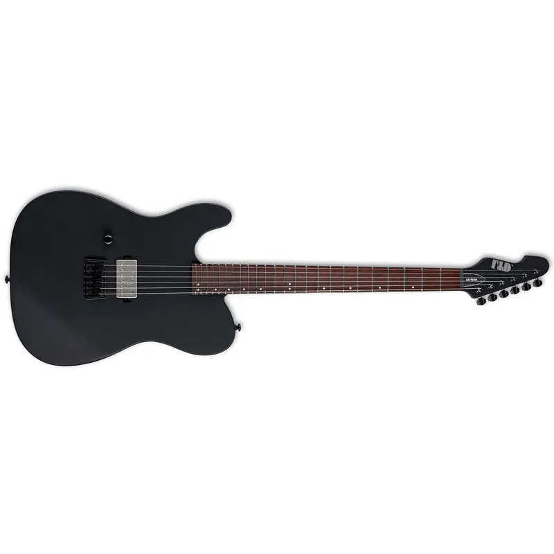ESP LTD TE-201 Left-Handed Guitar, Roasted Jatoba Fretboard, Black Satin Reduced Price
