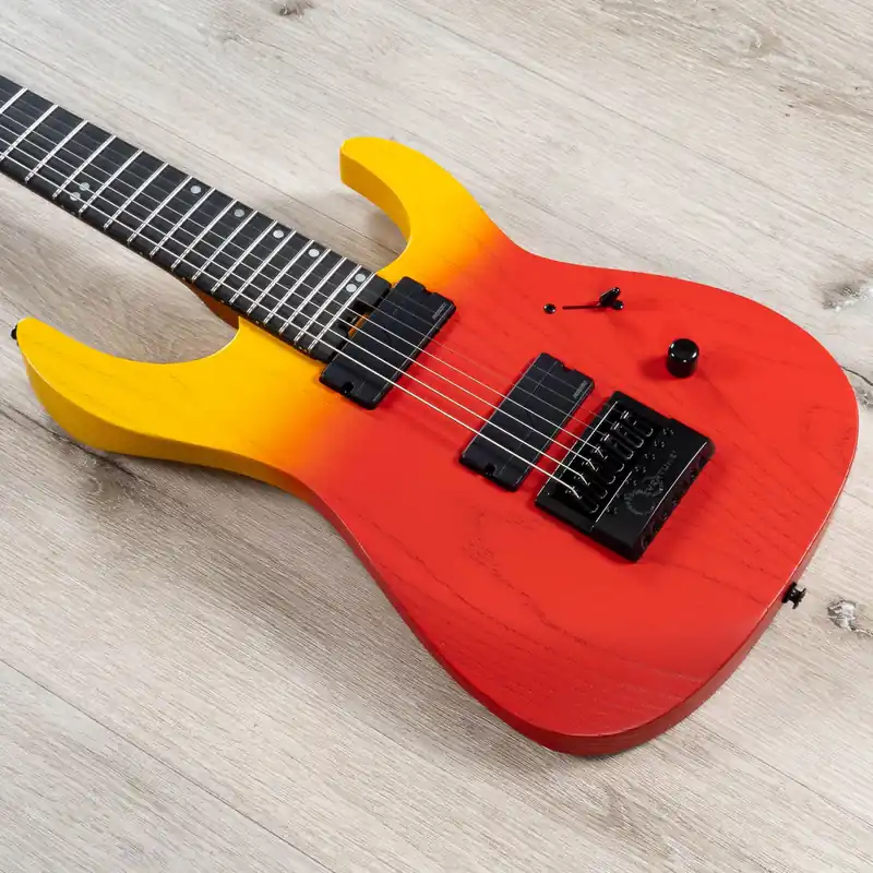 Brand New Legator Ninja Pro N7EP 7-String Guitar, EverTune Bridge, Cali Sunset
