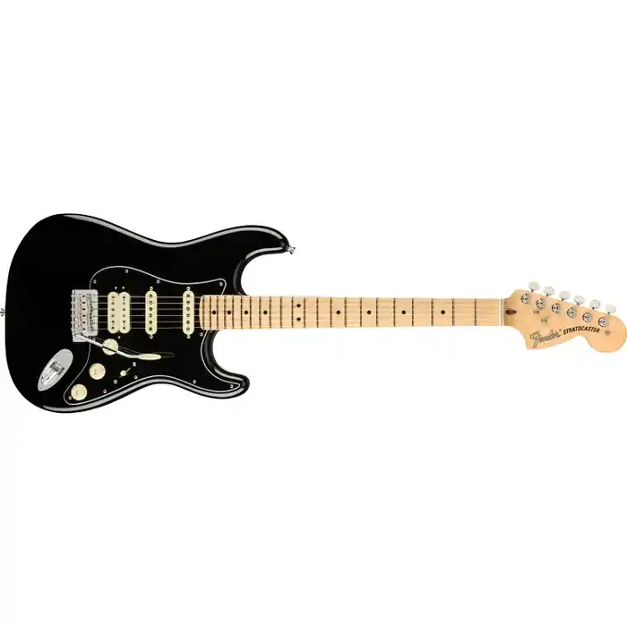 Fender American Performer Stratocaster HSS Guitar, Black, Maple Fingerboard Low Price