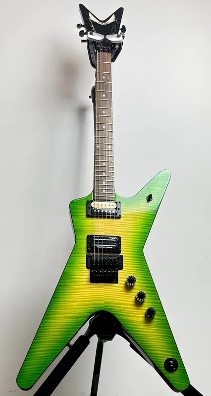 Holiday Sale Dean Dimebag Dime Slime ML Electric Guitar, Flame Maple Top, Rosewood Fretboard - Dime Slime Finish ( Open Box )