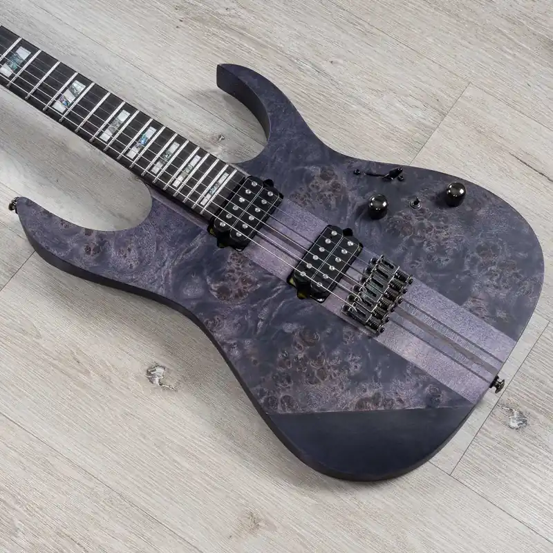 Bargain Ibanez Premium RGT1221PB RG Guitar,Ebony Fretboard, Deep Twilight Flat