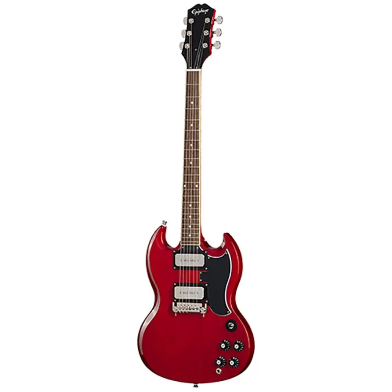 Top Pick Epiphone Tony Iommi SG Special Guitar, Indian Laurel Fretboard, Vintage Cherry